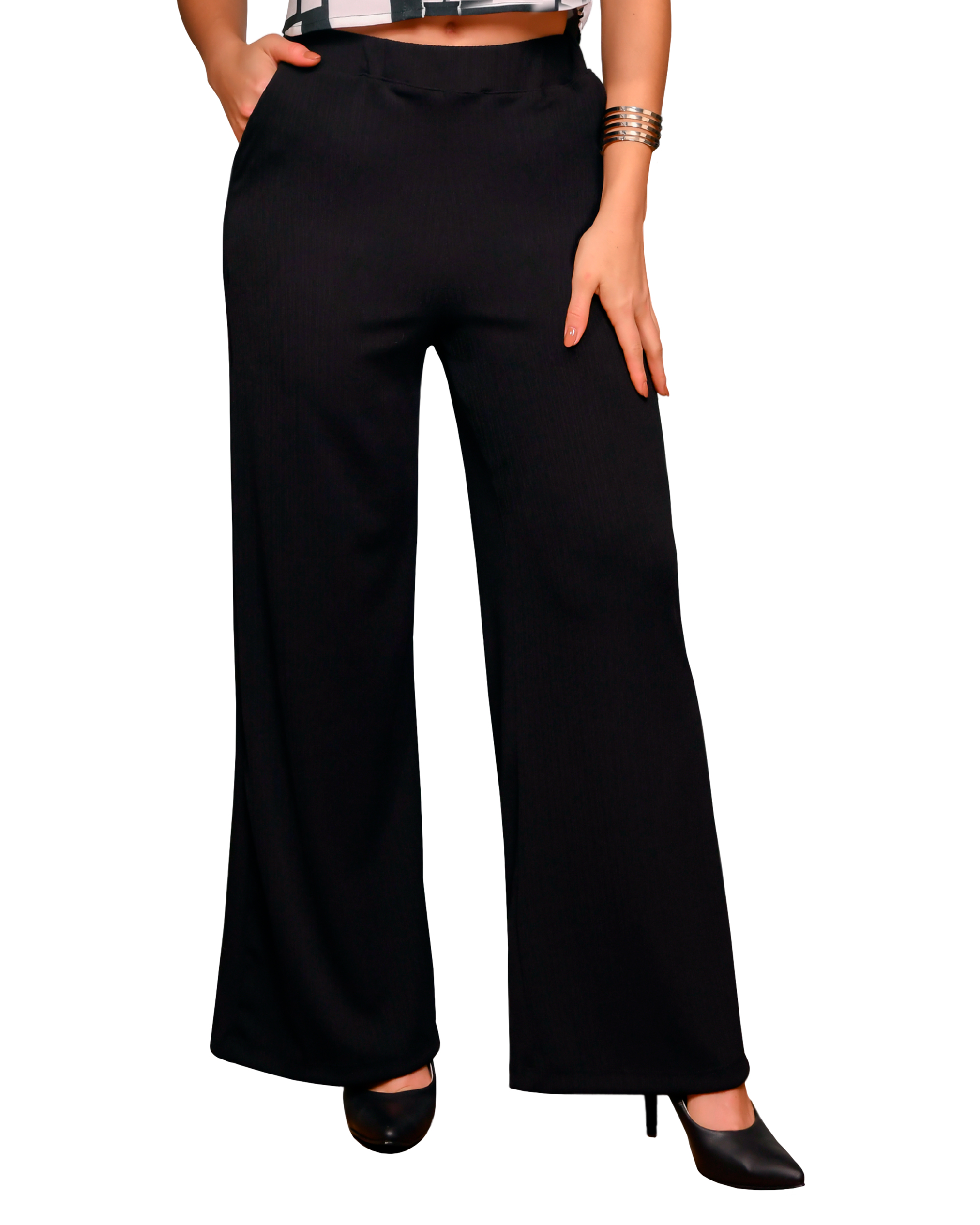 Pantalón Rib Bota Recta REF 2328